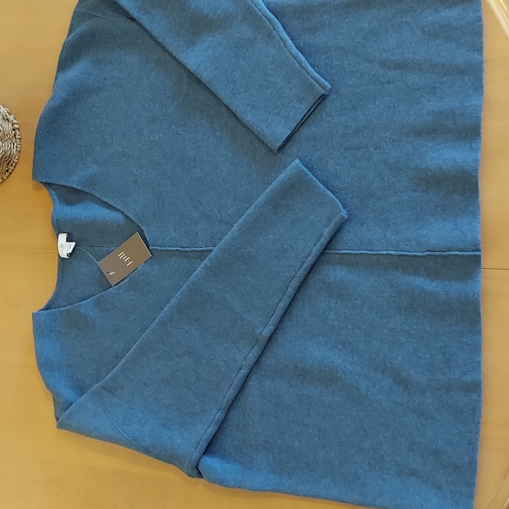 NWT, J JIill Sweater, Blue, Size Large Petite